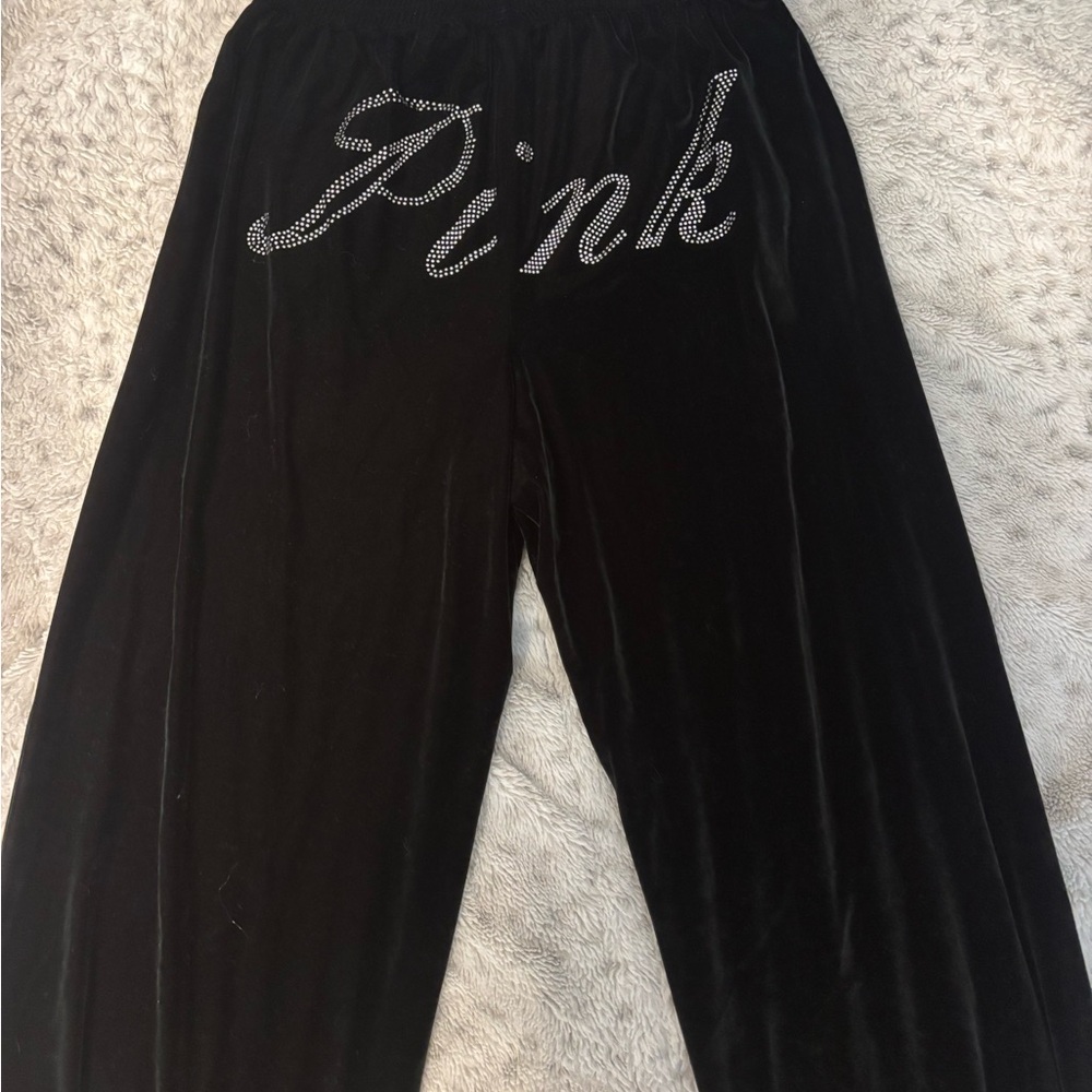 PINK Victoria's Secret Black Straight Leg Pants